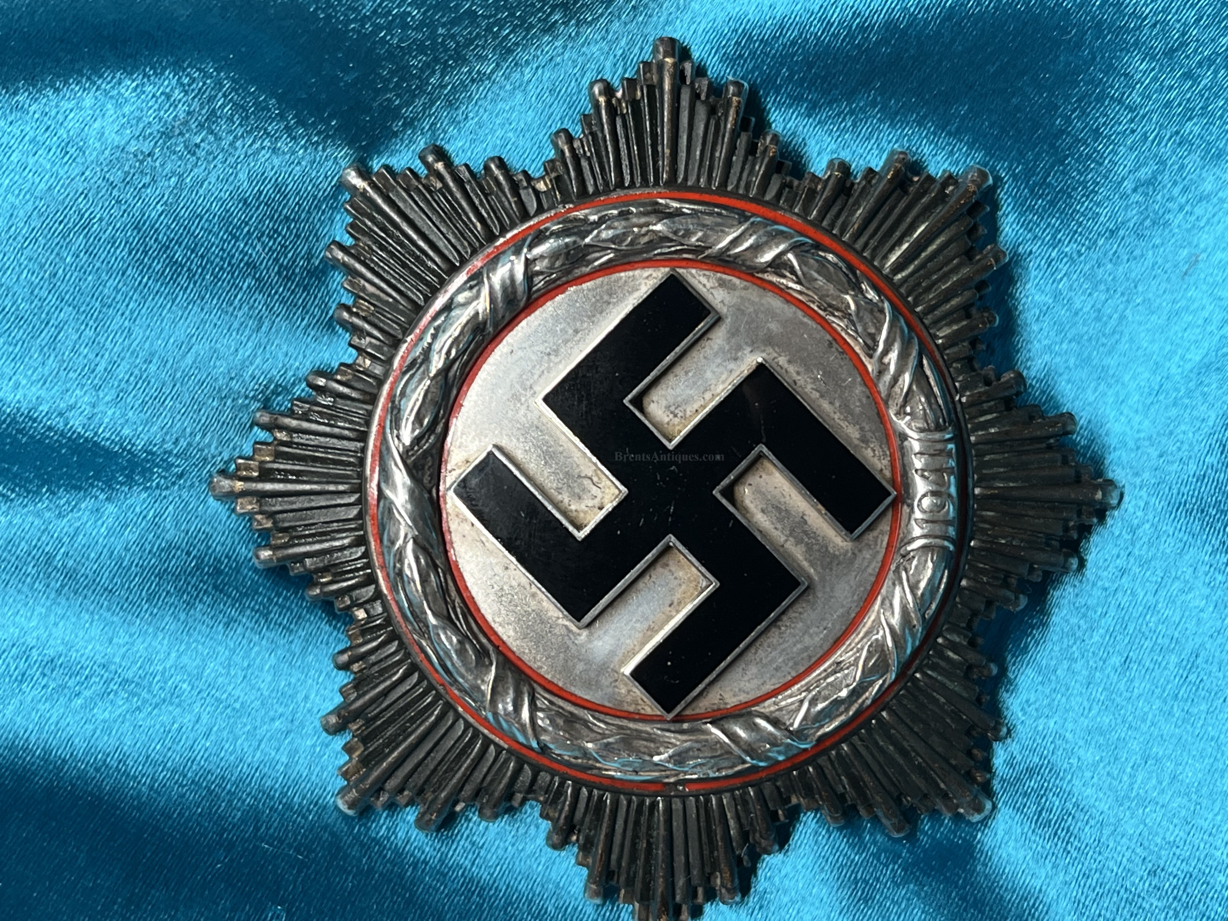 Scarce German Cross In Silver #20 Mfg. Zimmerman image