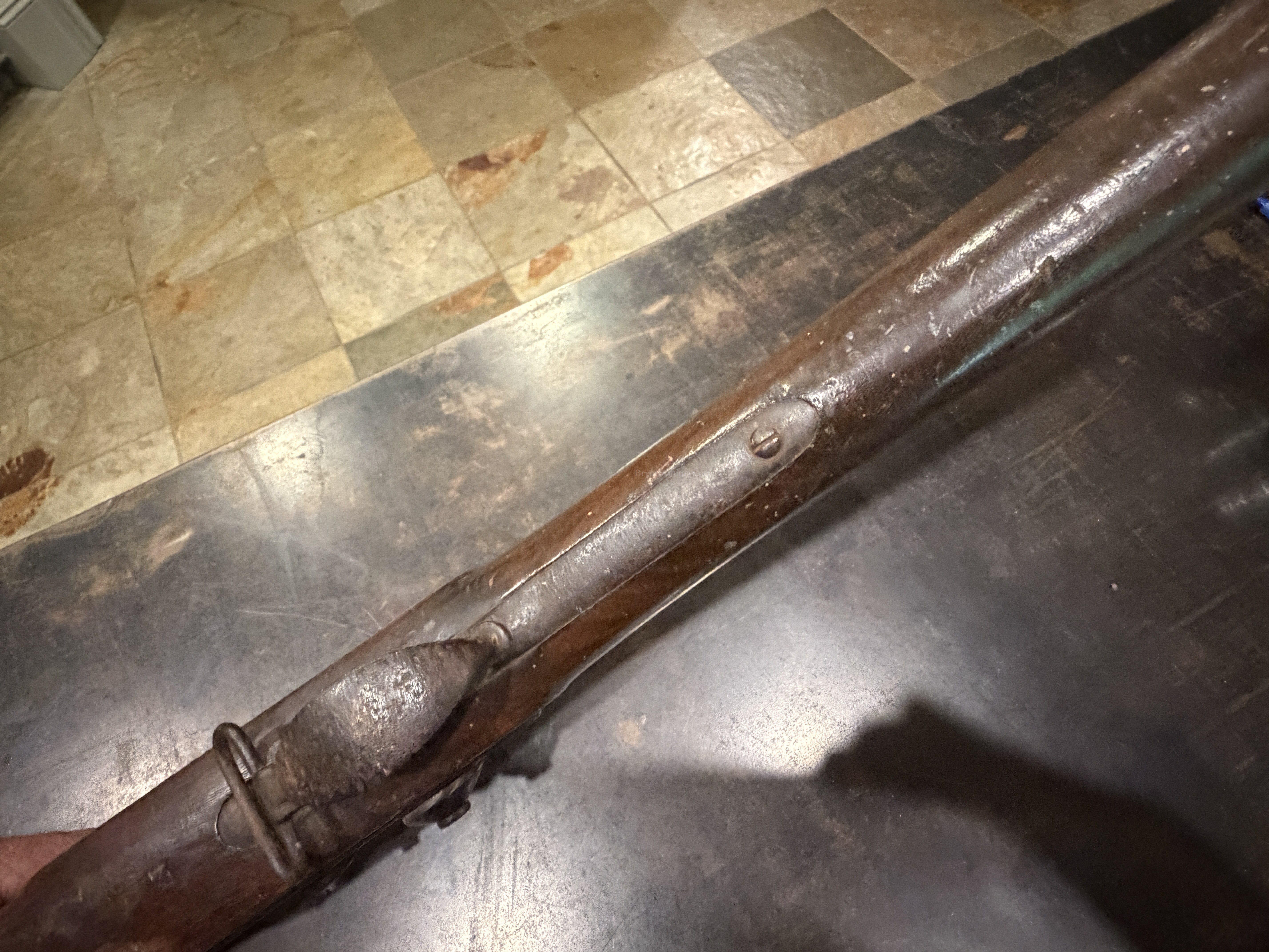 Outstanding Civil War Confederate 1863 Dated C.S.A. Richmond, VA Musket image