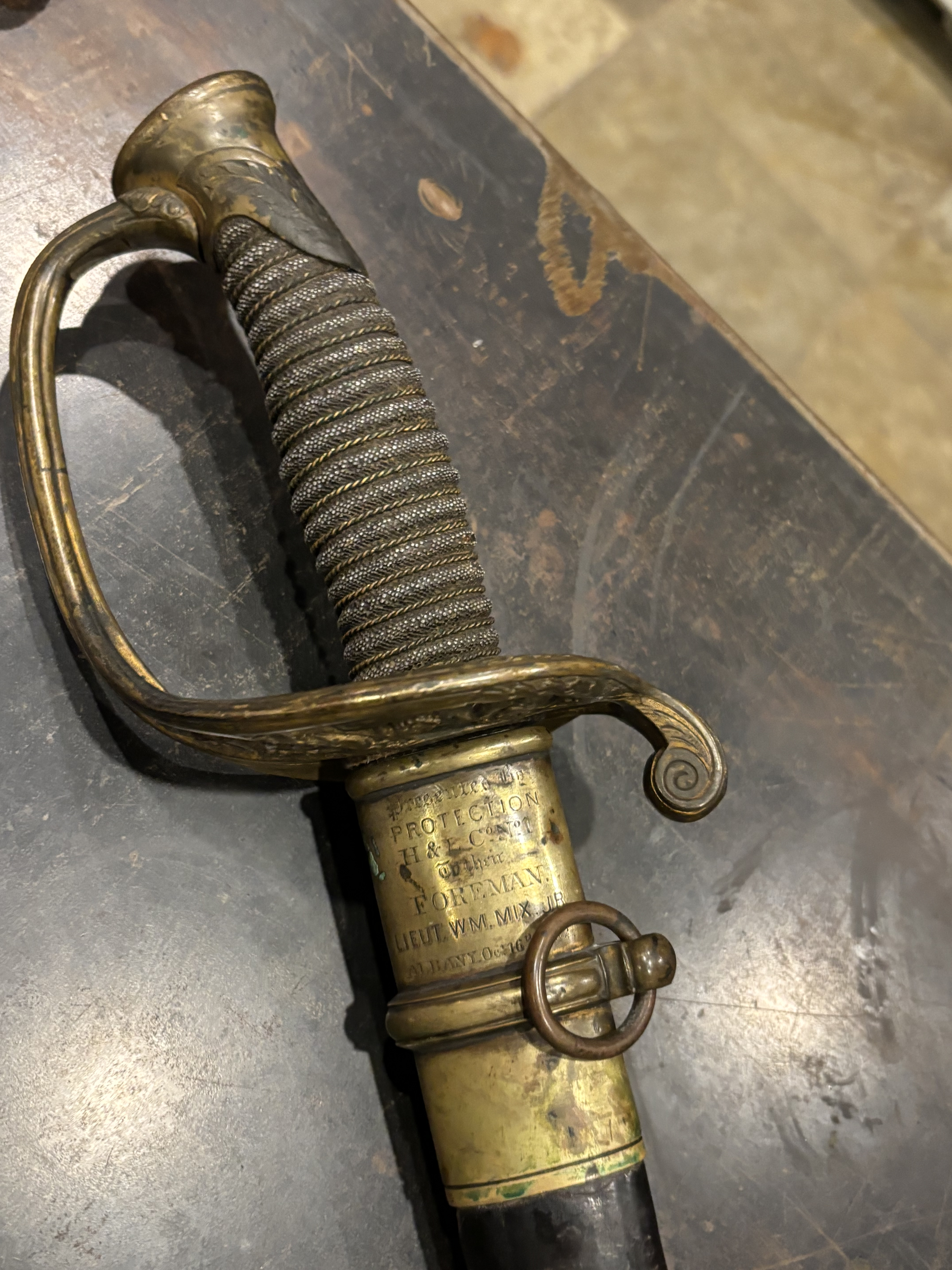 Nice++ US Civil War Presentation Sword Presented & Carried Ames Mfg. image